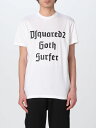 【15,000円以上1,000円OFF!!】 DSQUARED2 ディースクエアード ホワイト White Tシャツ メンズ 春夏2023 S74GD1085S23009 【関税・送料無料】【ラッピング無料】 gi