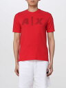 【15,000円以上1,000円OFF 】 ARMANI EXCHANGE アルマーニ エクスチェンジ レッド Red Tシャツ メンズ 春夏2023 3RZTFFZJH4Z 【関税 送料無料】【ラッピング無料】 gi