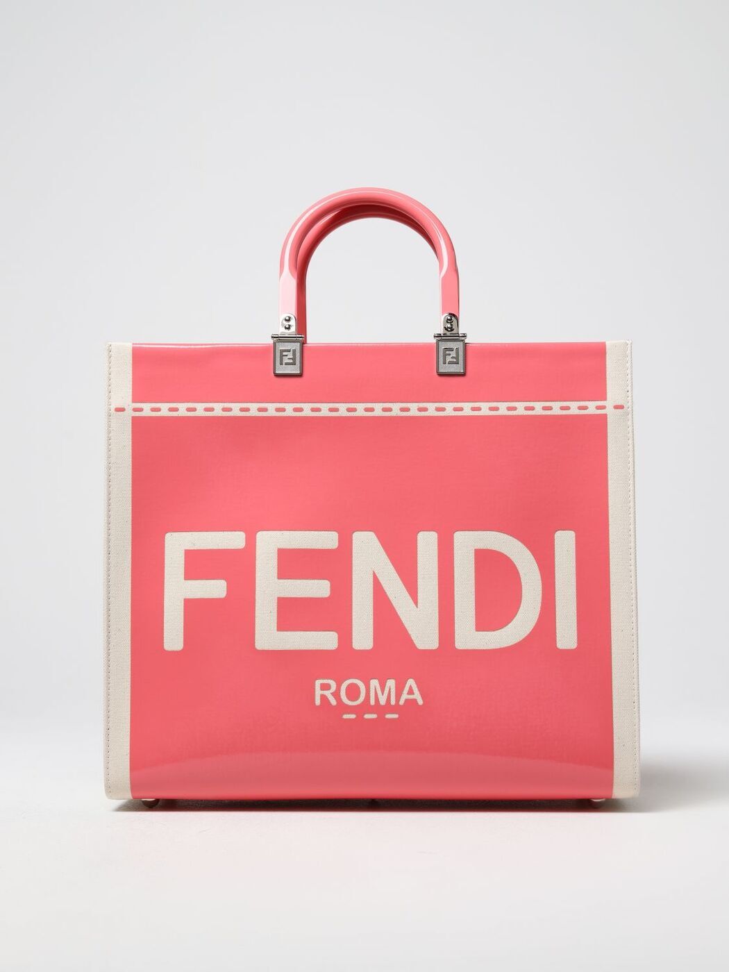 【土日限定クーポン配布中！】 FENDI フェンディ ピンク Pink トートバッグ レディース 春夏2023 8BH386ANT7 【関税・送料無料】【ラッピング無料】 gi