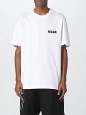 エムエスジーエム MSGM Tシャツ メンズ ホワイト T-shirts MM196237002 White 関税 送料無料 ラッピング無料 2023SS gi