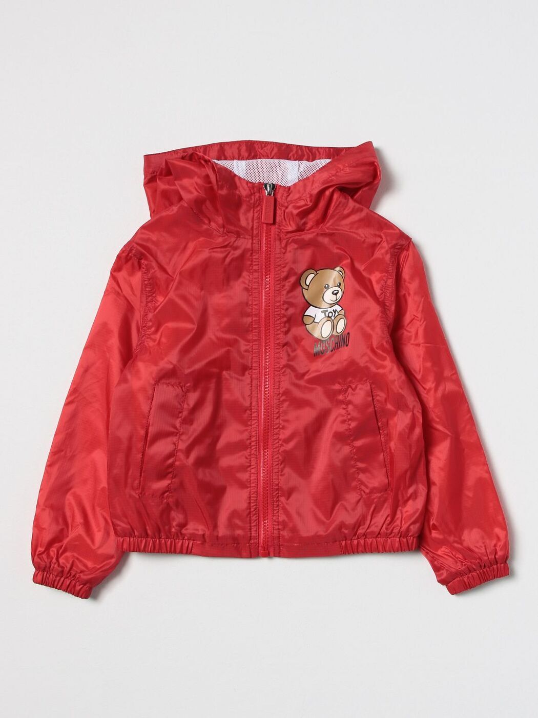 楽天BRANDSHOP・クラージュ楽天市場店【0のつく日は全商品ポイント4倍】 MOSCHINO KIDS モスキーノ・キッズ レッド Red ジャケット ボーイズ 春夏2023 HUS03VL3A71 【関税・送料無料】【ラッピング無料】 gi