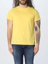 ケイウェイ K-WAY Tシャツ メンズ イエロー T-shirts K00AI30 Yellow 関税 送料無料 ラッピング無料 2023SS gi