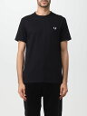 フレッド ペリー FRED PERRY Tシャツ メンズ ブラック T-shirts M3519 Black 関税 送料無料 ラッピング無料 2025SS gi