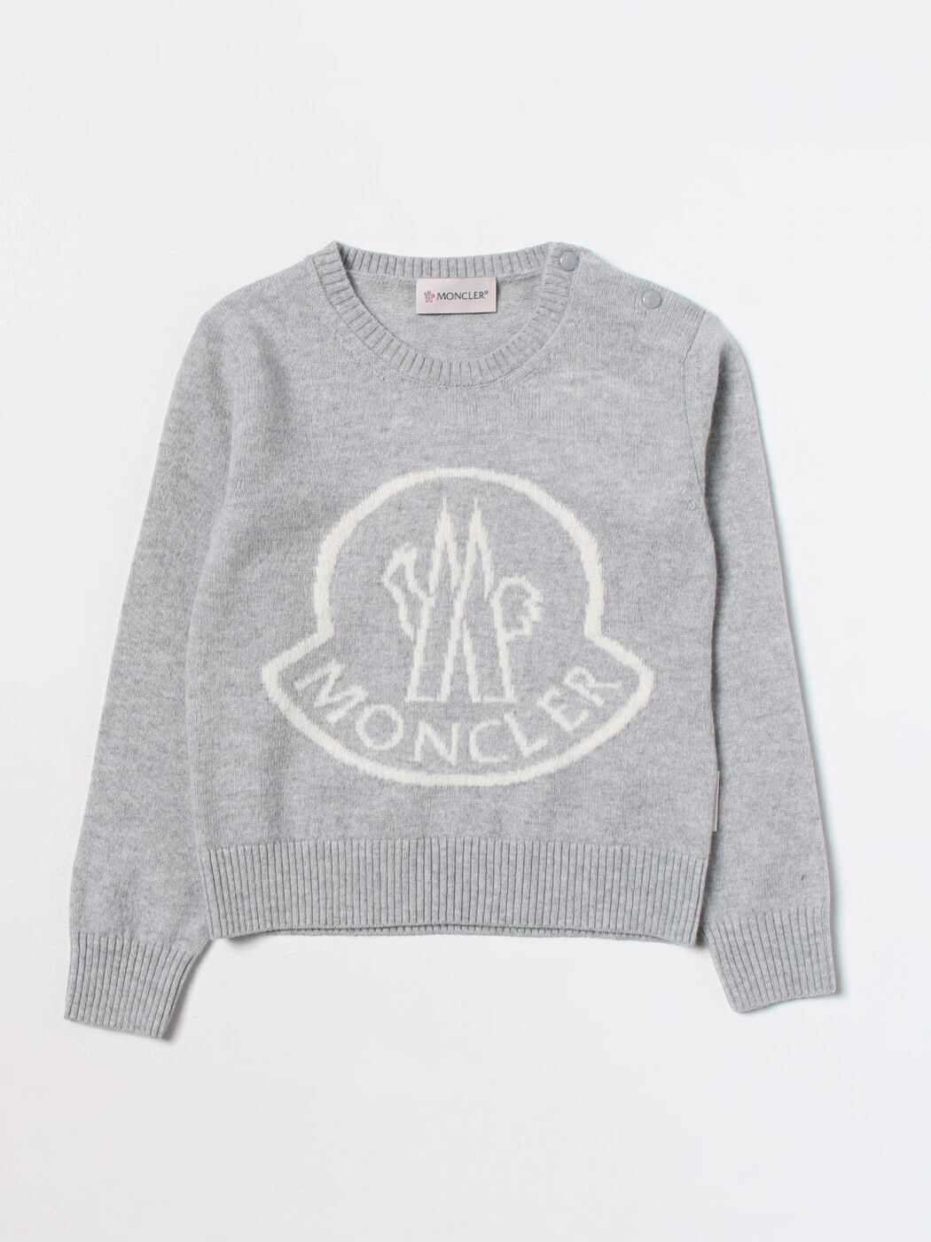 󥯥졼 MONCLER T ȥåץ ٥ӡ˥å 졼 T-shirt 9C00002M1127 Grey  ...