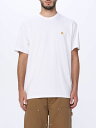 カーハート ダブリューアイピー CARHARTT WIP Tシャツ メンズ ホワイト T-shirts I026391 White 関税 送料無料 ラッピング無料 2025SS gi
