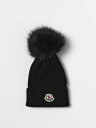 MONCLER モンクレール ブラック Black 帽子 ガールズ 秋冬2023 3B0001804S01 【関税・送料無料】【ラッピング無料】 gi