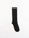 【15,000円以上ご購入で1,000円OFF！】 MM6 MAISON MARGIELA エムエムシックス メゾン マルジェラ ブラック Black ソックス ガールズ 秋冬2023 M60480MM045 【関税・送料無料】【ラッピング無料】 gi