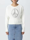 【1000円OFFクーポン配布中!!】 モスキーノ ジーンズ MOSCHINO JEANS セーター ニットウェア レディース ホワイト Knitwear 09098207 White 関税 送料無料 ラッピング無料 2024AW gi