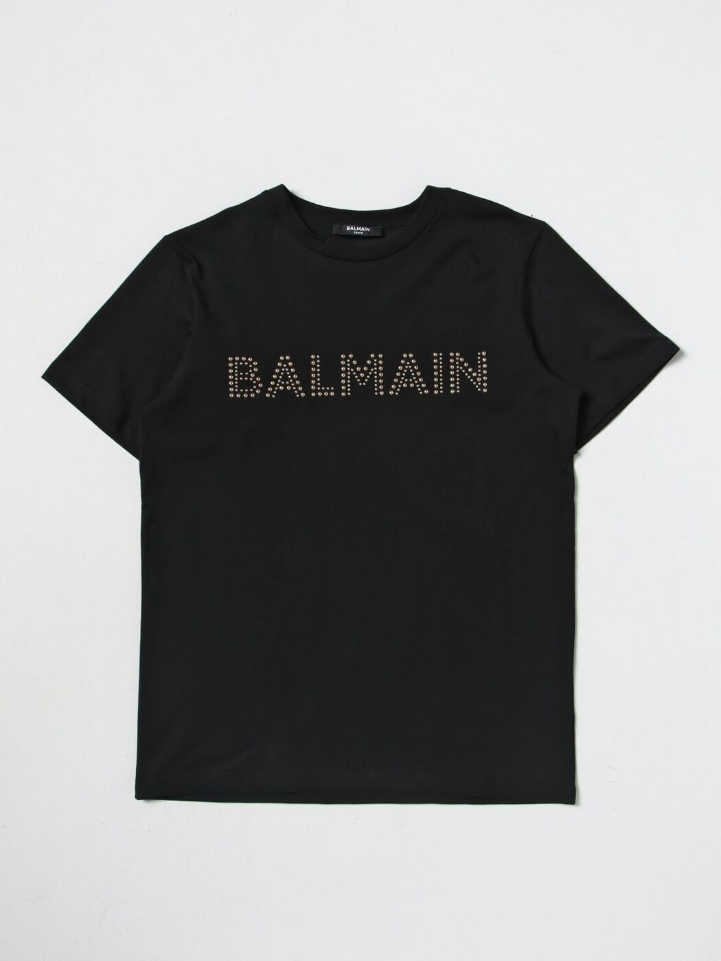 BALMAIN バルマン ブラック Black Tシャツ ガールズ 秋冬2023 BT8Q51J0177 【関税・送料無料】【ラッピング無料】 gi