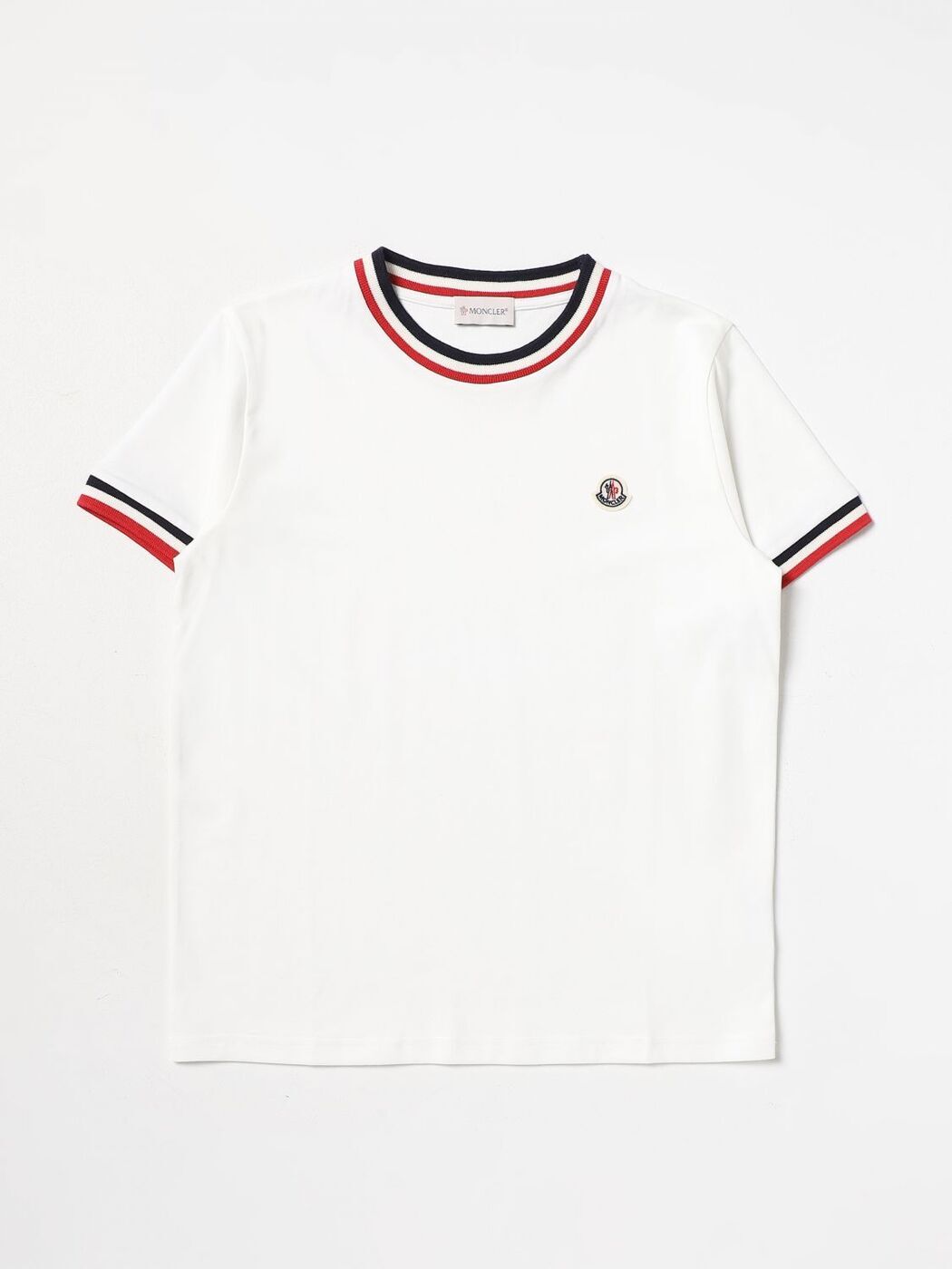 MONCLER モンクレール ベージュ Cream Tシャツ ボーイズ 秋冬2023 8C0002383092 【関税・送料無料】【ラッピング無料】 gi