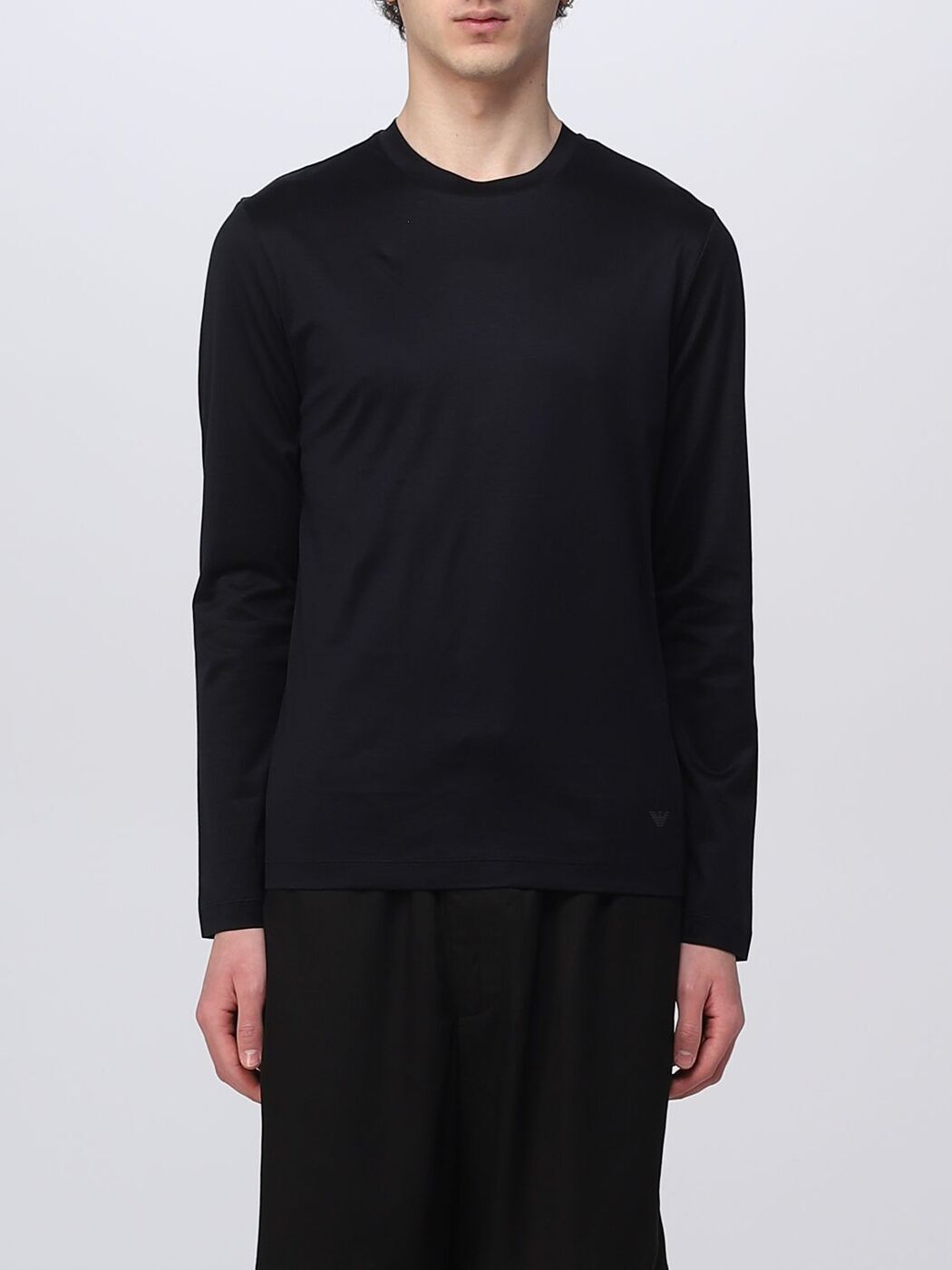 EMPORIO ARMANI エンポリオ アルマーニ ブラック Black Tシャツ メンズ 春夏2023 8N1TE91JUVZ 【関税・送料無料】【ラッピング無料】 gi