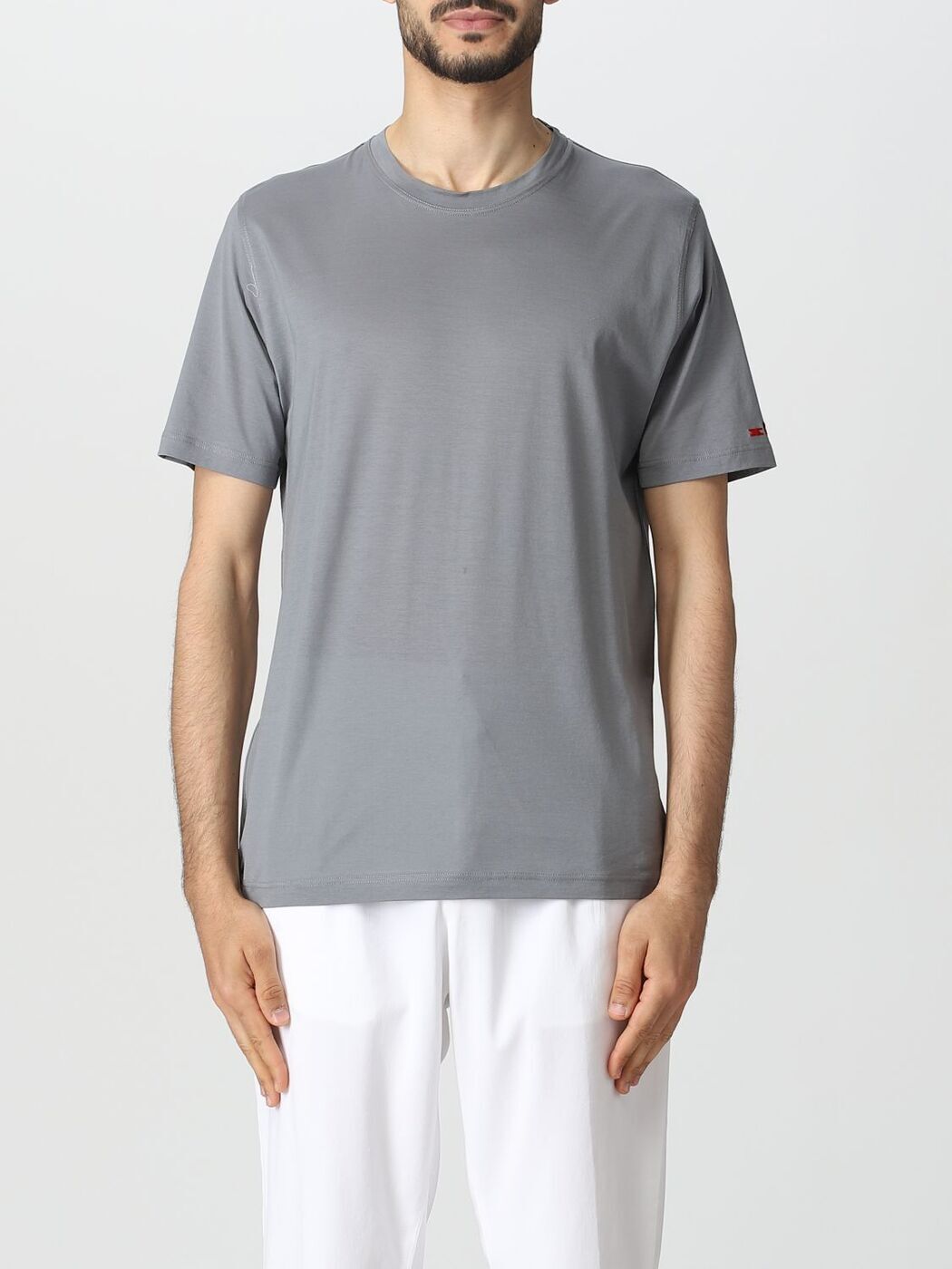 KITON キートン グレー Grey Tシャツ メンズ 春夏2023 UK1165E23 【関税・送料無料】【ラッピング無料】 gi