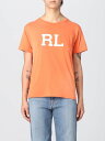 POLO RALPH LAUREN ラルフローレン オレンジ Orange Tシャツ レディース 春夏2023 211892611 【関税・送料無料】【ラッピング無料】 gi