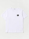 ドルチェ&ガッバーナ DOLCE&GABBANA ロングスリーブTシャツ Tシャツ ボーイズ ホワイト Long sleeve t-shirts L4JT7TG7I2O White 関税 送料無料 ラッピング無料 2025AW gi