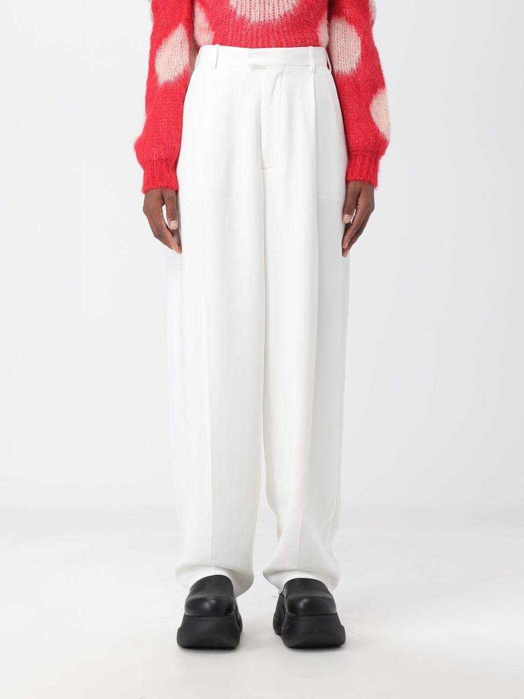 ޥ MARNI ܥ ѥ ǥ ۥ磻 Trousers PAMA0449U0UTV990 White  ̵ ...