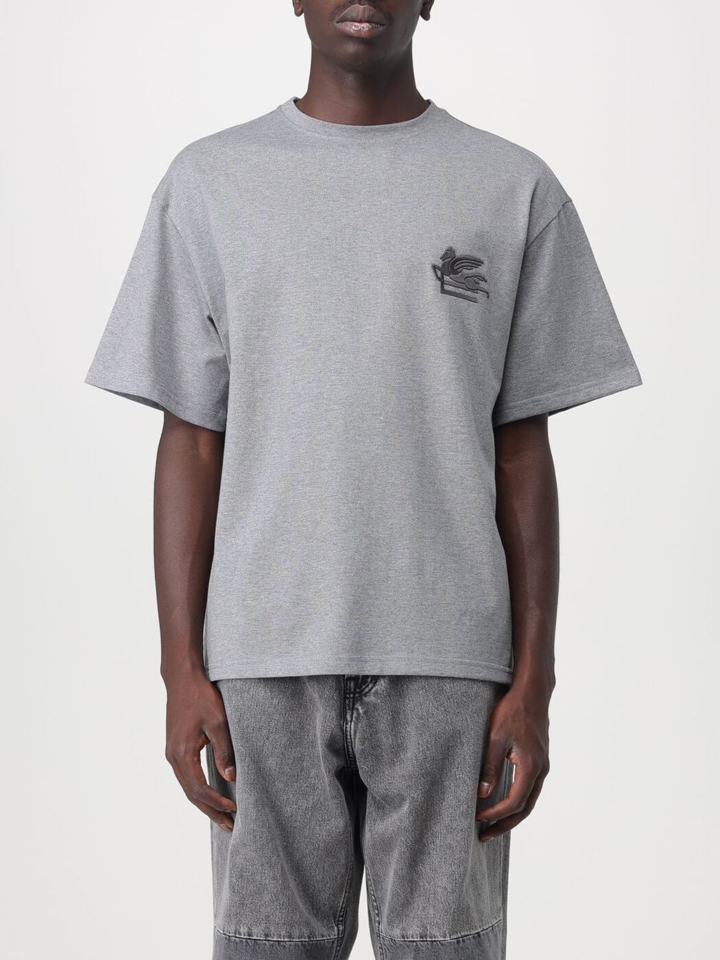ȥ ETRO T  졼 T-shirts 1Y5259730 Grey  ̵ åԥ̵ 2024AW g...