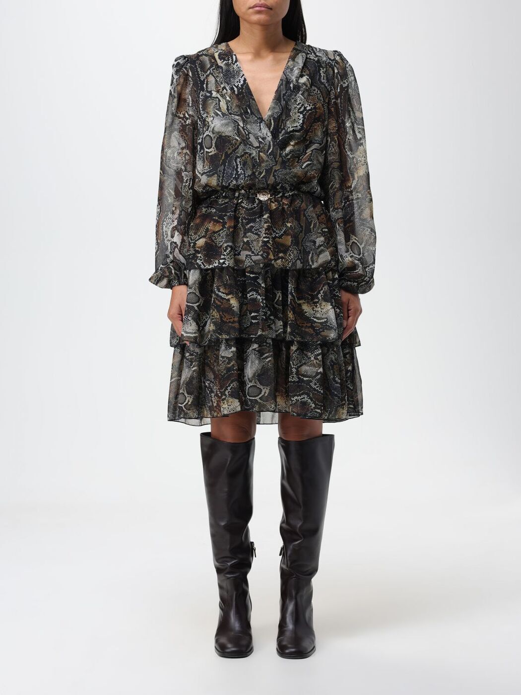 㥹  JUST CAVALLI ԡ ɥ쥹 ǥ ޥ顼 Dresses 75PAO932NS328 Mu...