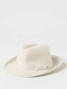 【15,000円以上ご購入で1,000円OFF！】 BORSALINO ボルサリーノ ホワイト White 帽子 レディース 秋冬2023 213024 【関税・送料無料】【ラッピング無料】 gi