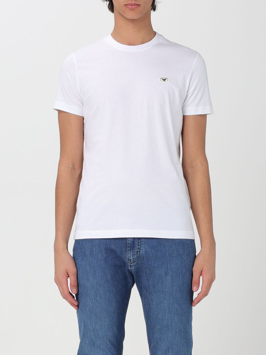 ݥꥪ ޡ EMPORIO ARMANI T  ۥ磻 T-shirts 8N1TQ61JRGZ White ...