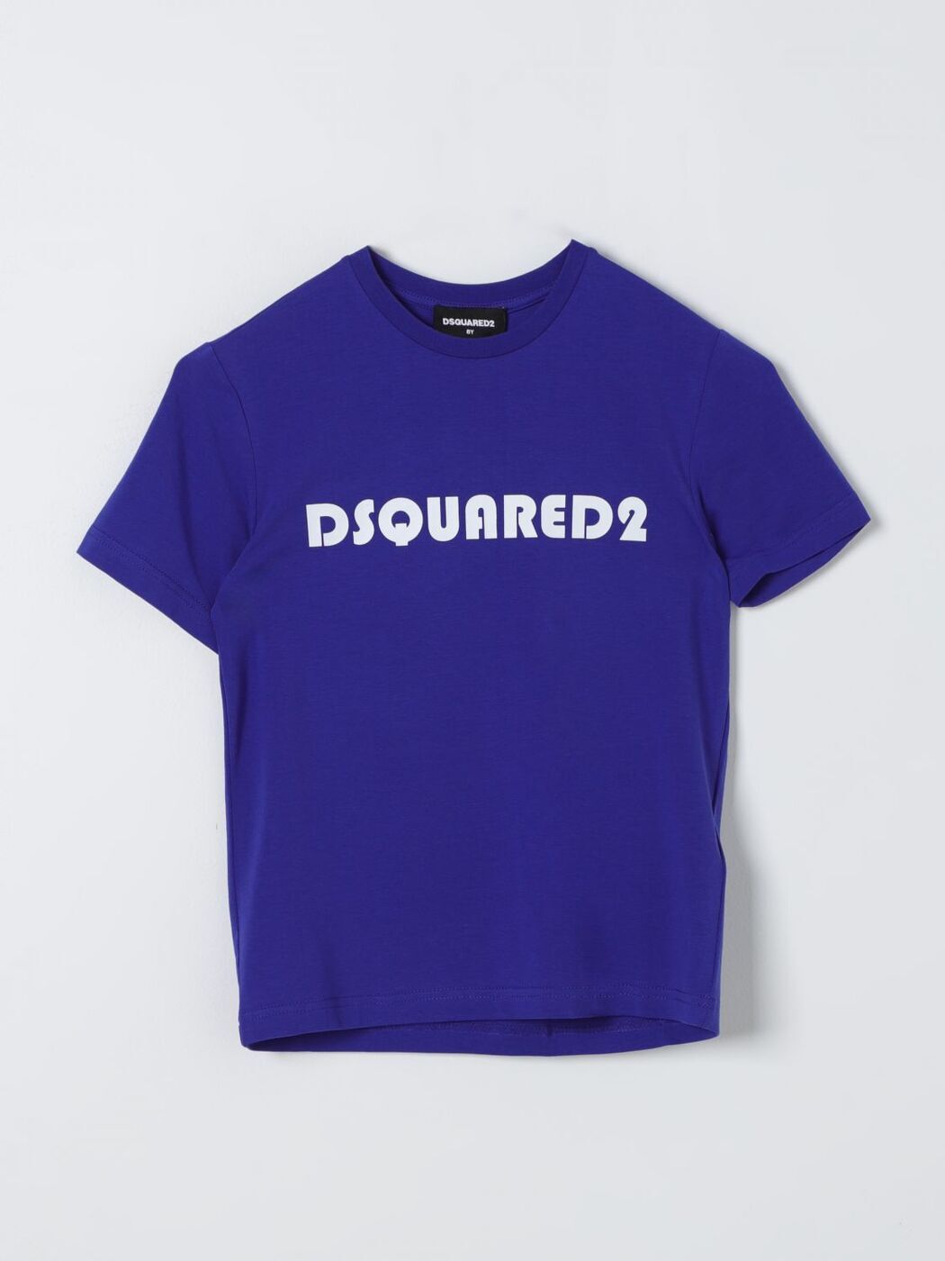 DSQUARED2 JUNIOR ディースクエアードジュニア ブルー Blue Tシャツ ボーイズ 春夏2024 DQ2072D008J 【関税・送料無料】【ラッピング無料】 gi