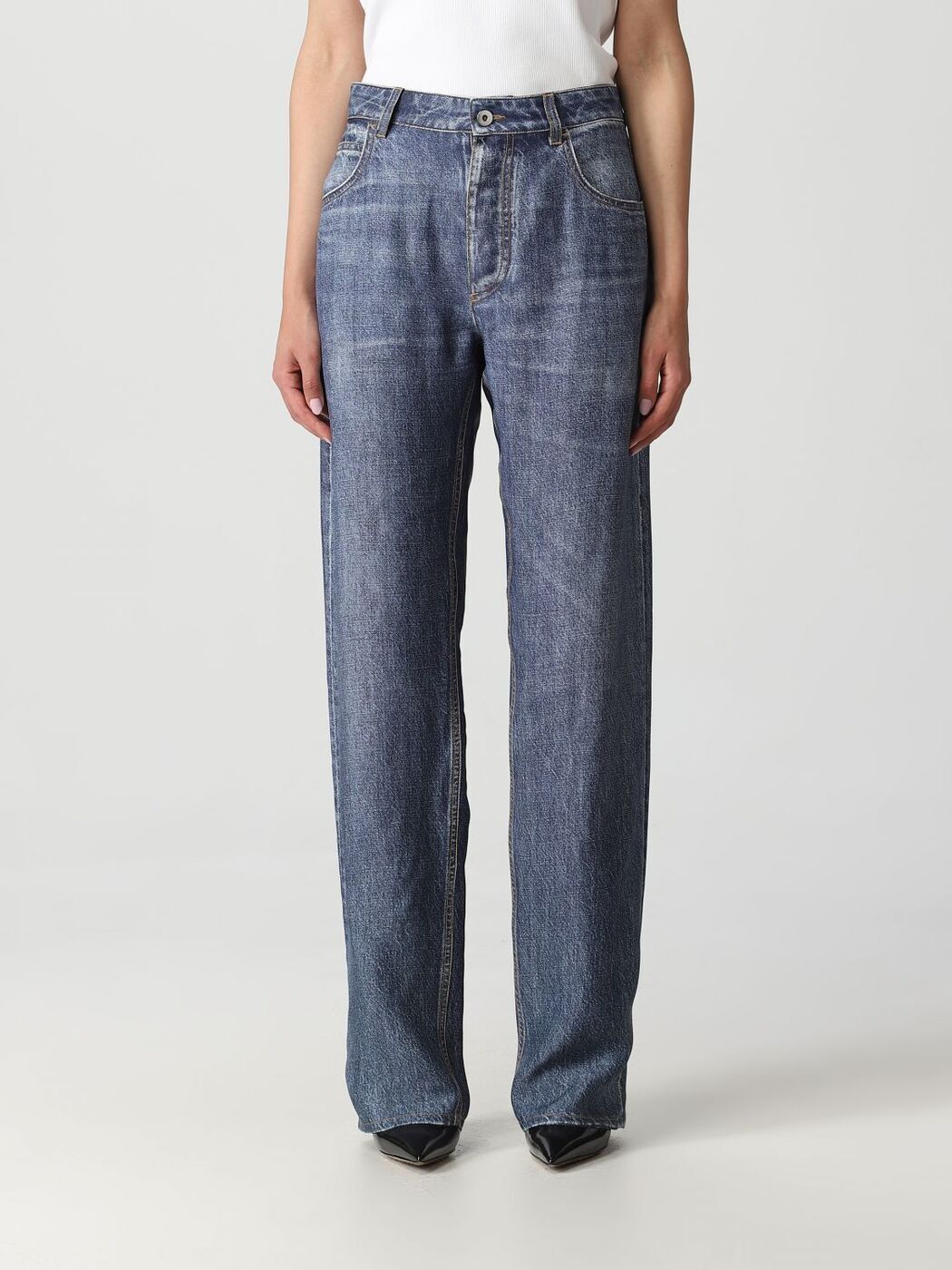 ܥåƥ ͥ BOTTEGA VENETA ǥ˥ ǥ ֥롼 Jeans 735547V30K0 Blue  ̵ ...