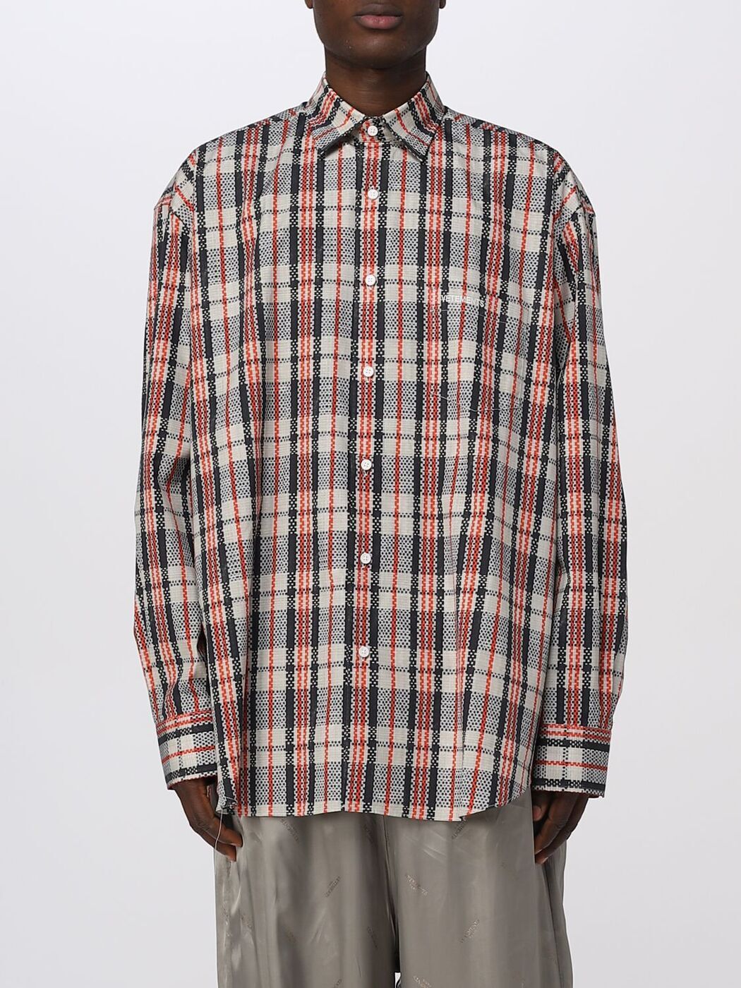 ݥ4!! ȥ VETEMENTS   ֥å Shirts UE63SH300B Black  ̵ åԥ̵...