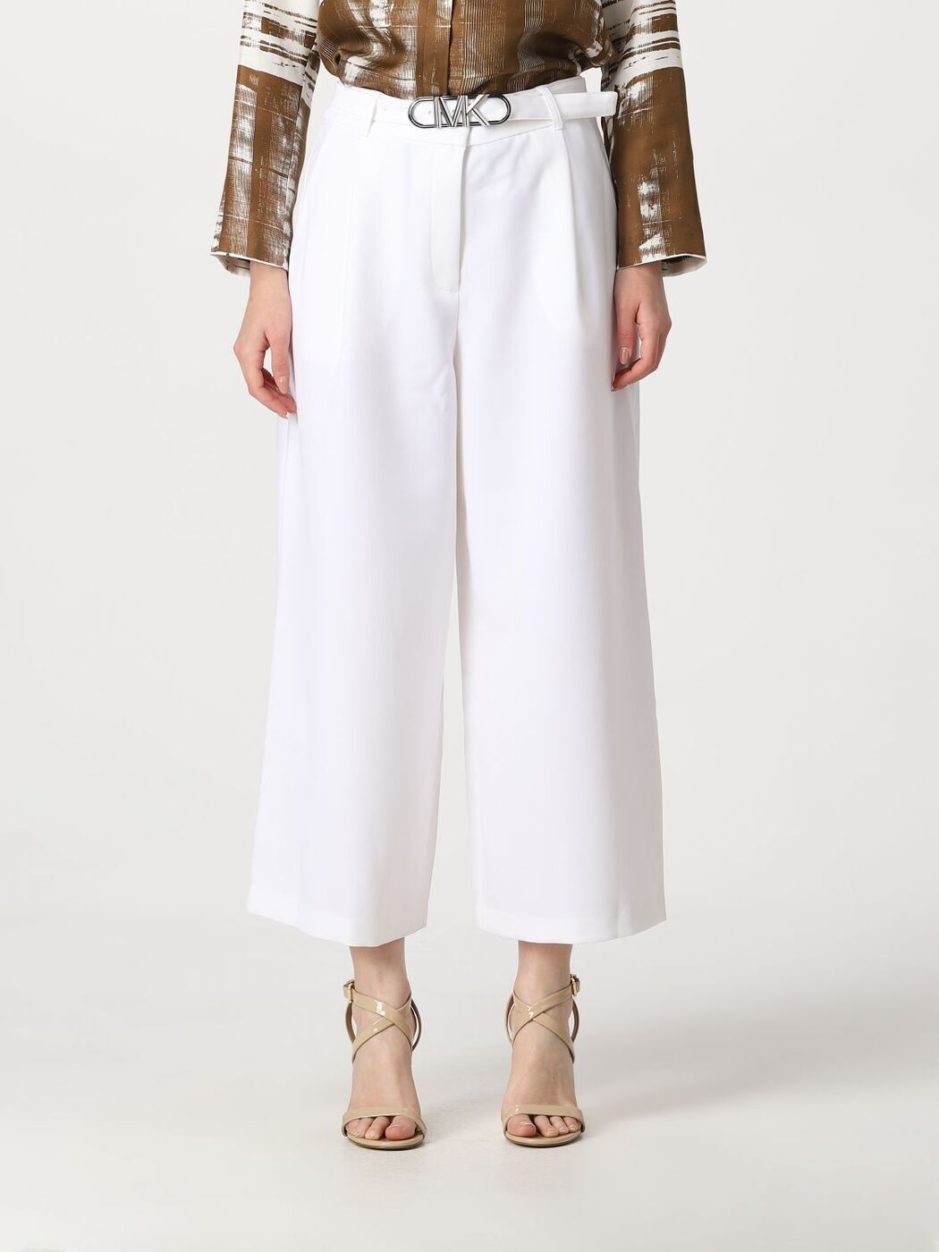 ޥ륳 MICHAEL KORS ܥ ѥ ǥ ۥ磻 Trousers MS330GM8AP White  ...