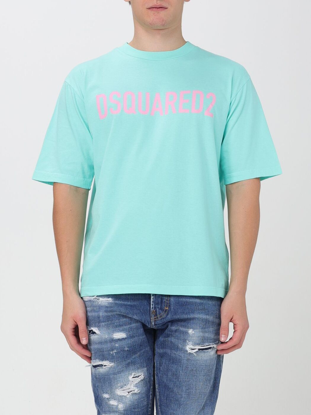 DSQUARED2 ディースクエアード グリーン Green Tシャツ メンズ 春夏2024 S74GD1197D20004 【関税・送料無料】【ラッピング無料】 gi