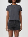 ALEXANDER WANG アレキサンダーワン グレー Grey Tシャツ レディース 春夏2024 4CC3221358 【関税・送料無料】【ラッピング無料】 gi