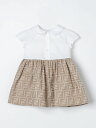 【15,000円以上1,000円OFF!!】 FENDI KIDS フェンディ ベージュ Beige ベビーウェア ベビーユニセックス 春夏2024 BFB500ALO6 【関税・送料無料】【ラッピング無料】 gi