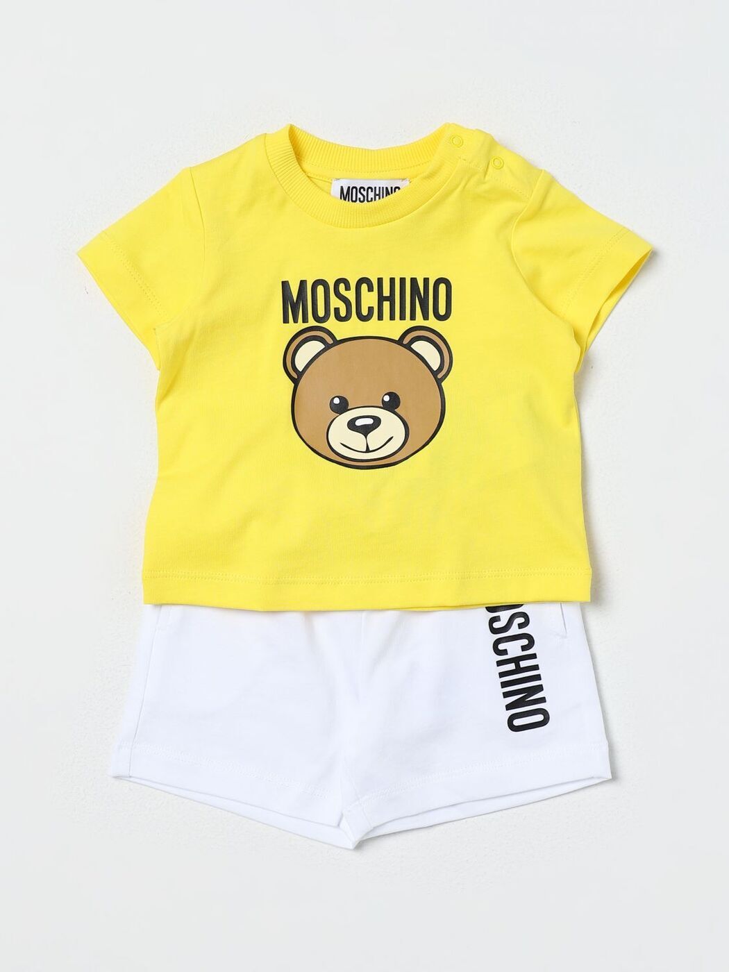 【楽天スーパーSALE!!15000円以上1000円OFFクーポン対象】 MOSCHINO モスキーノ イエロー Yellow ベビーウェア ベビーユニセックス 春夏2024 MRG00MLAA02 【関税・送料無料】【ラッピング無料】 gi