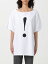 MOSCHINO COUTURE モスキーノクチュール ホワイト White Tシャツ レディース 春夏2024 07030442 【関税..