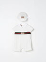 グッチ　ベビー服 【15,000円以上1,000円OFF!!】 GUCCI グッチ ホワイト White ファッション小物 ベビーユニセックス 春夏2024 766683XJF8F 【関税・送料無料】【ラッピング無料】 gi