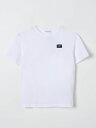 ドルチェ&ガッバーナ DOLCE&GABBANA ロングスリーブTシャツ Tシャツ ボーイズ ホワイト Long sleeve t-shirts L4JTBLG7M4S White 関税 送料無料 ラッピング無料 2025SS gi