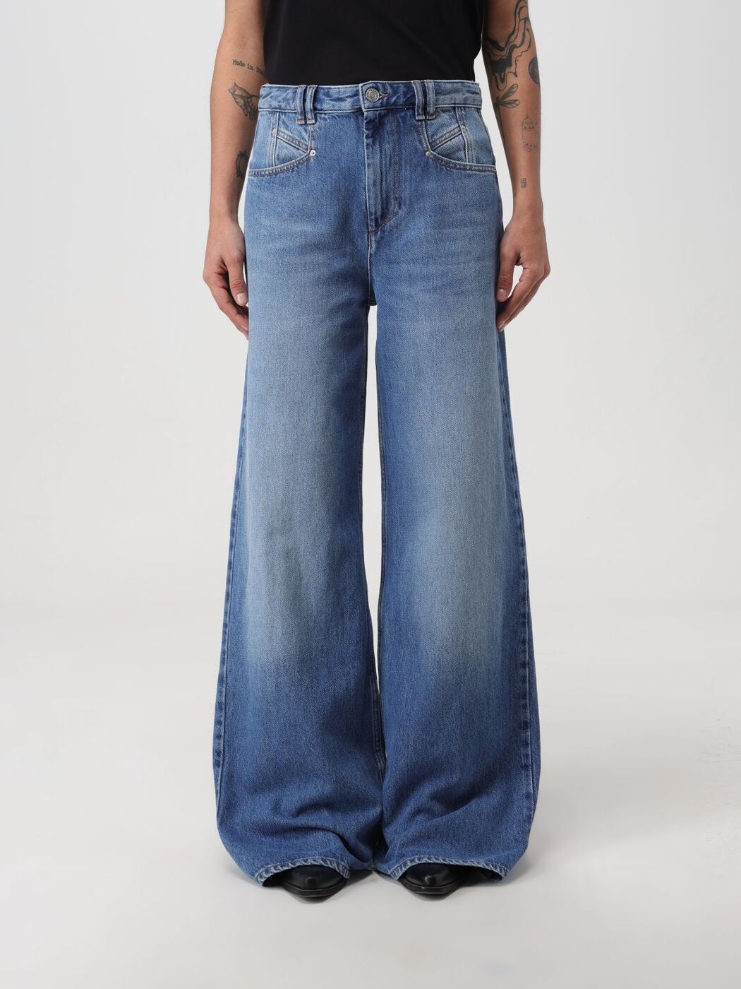 ISABEL MARANT イザベル マラン ブルー Denim デニム レディース 春夏2024 PA0052FAB1H06I 【関税・送料無料】【ラッピング無料】 gi