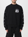 【三連休限定1000円OFF】 オフホワイト OFF WHITE スウェットシャツ トレーナー メンズ ブラック Sweatshirts OMBA054S24FLE009 Black 関税 送料無料 ラッピング無料 2024SS gi