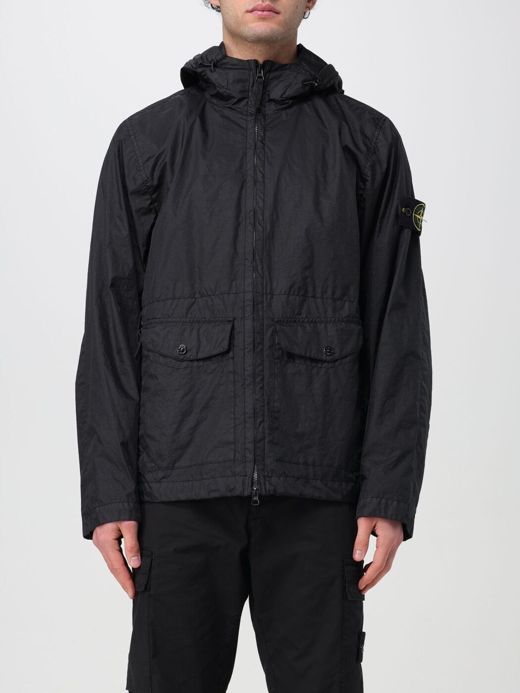 STONE ISLAND ストーン アイランド ブラック Black ジャケット メンズ 春夏2024 41123 【関税・送料無..