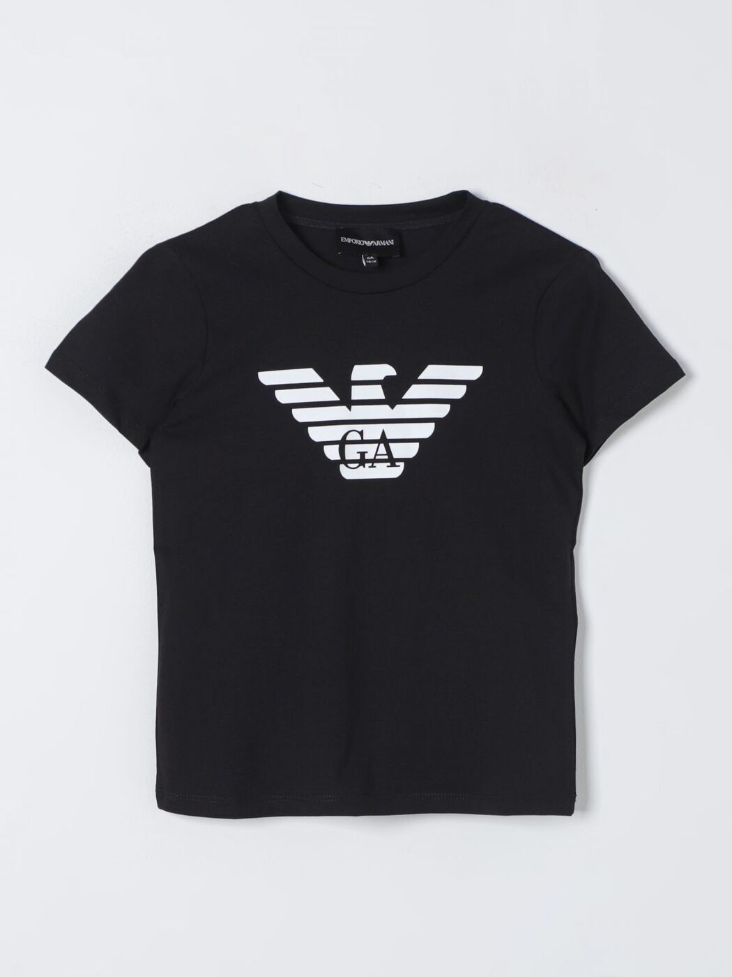 EMPORIO ARMANI KIDS エンポリオ・アルマーニキッズ ブラック Black Tシャツ ボーイズ 春夏2024 8N4TN51JPZZ 【関税・送料無料】【ラッピング無料】 gi