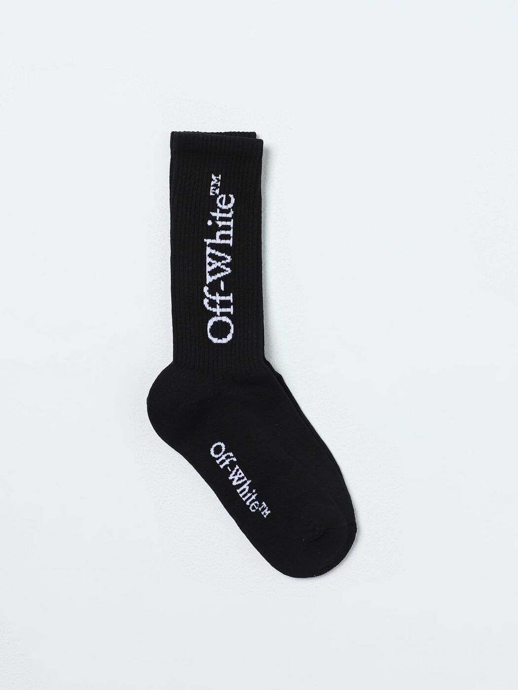 OFF WHITE オフホワイト ブラック Black ソックス レディース 春夏2024 OWRA035C99KNI001 【関税・送料無料】【ラッピング無料】 gi