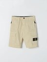 【15,000円以上1,000円OFF!!】 STONE ISLAND JUNIOR ストーン アイランド ベージュ Beige ショーツ ボーイズ 春夏2024 L0210 【関税・送料無料】【ラッピング無料】 gi