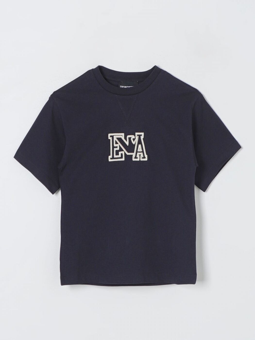 EMPORIO ARMANI KIDS エンポリオ・アルマーニキッズ ネイビー Navy Tシャツ ボーイズ 春夏2024 3D4TJ64J6MZ 【関税・送料無料】【ラッピング無料】 gi