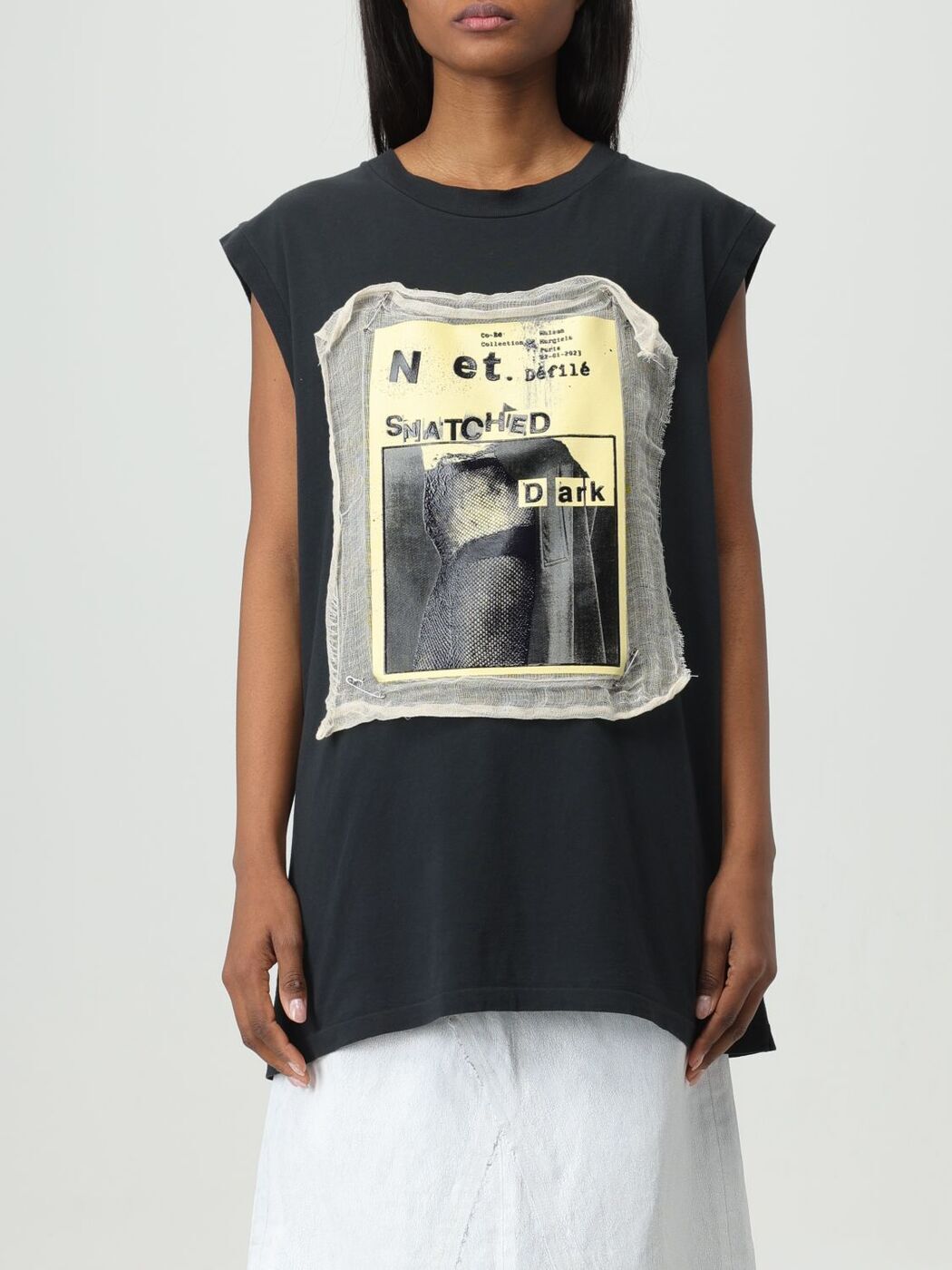 0ΤĤݥ4ܡ MAISON MARGIELA ᥾ ޥ른 ֥å Black T ǥ ղ2024 S51GC0528S24575 ڴǡ̵ۡڥåԥ̵ gi