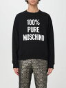【三連休限定1000円OFF】 モスキーノ MOSCHINO スウェットシャツ トレーナー メンズ ブラック Sweatshirts 17210228 Black 関税 送料無料 ラッピング無料 2024SS gi