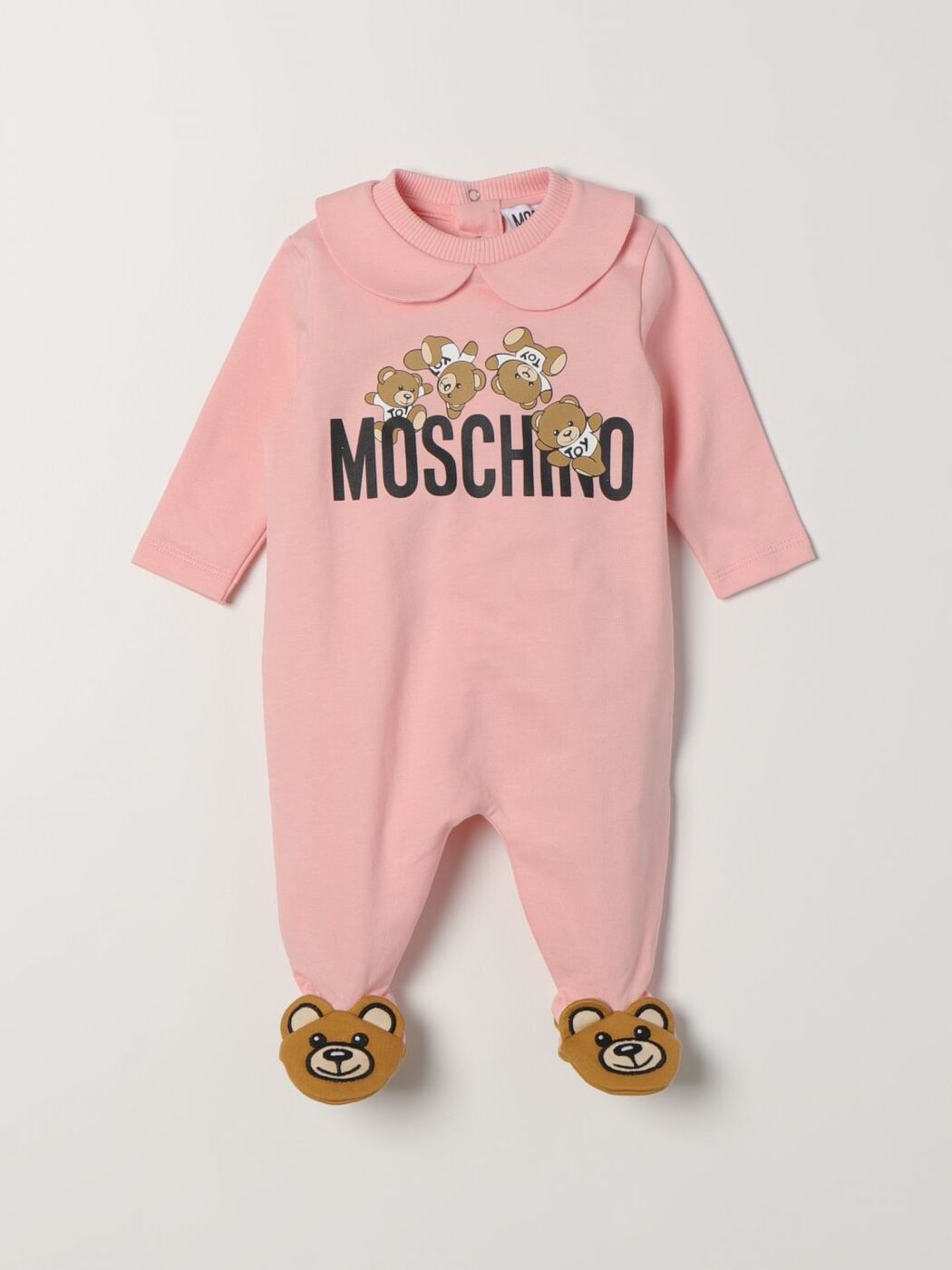 【楽天スーパーSALE!!30000円以上2000円OFFクーポン対象】 MOSCHINO モスキーノ ピンク Pink ベビーウェア ベビーユニセックス 春夏2024 MUY06MLCA19 【関税・送料無料】【ラッピング無料】 gi