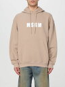 【三連休限定1000円OFF】 エムエスジーエム MSGM スウェットシャツ トレーナー メンズ ベージュ Sweatshirts 3640MM127247000 Beige 関税 送料無料 ラッピング無料 2024SS gi