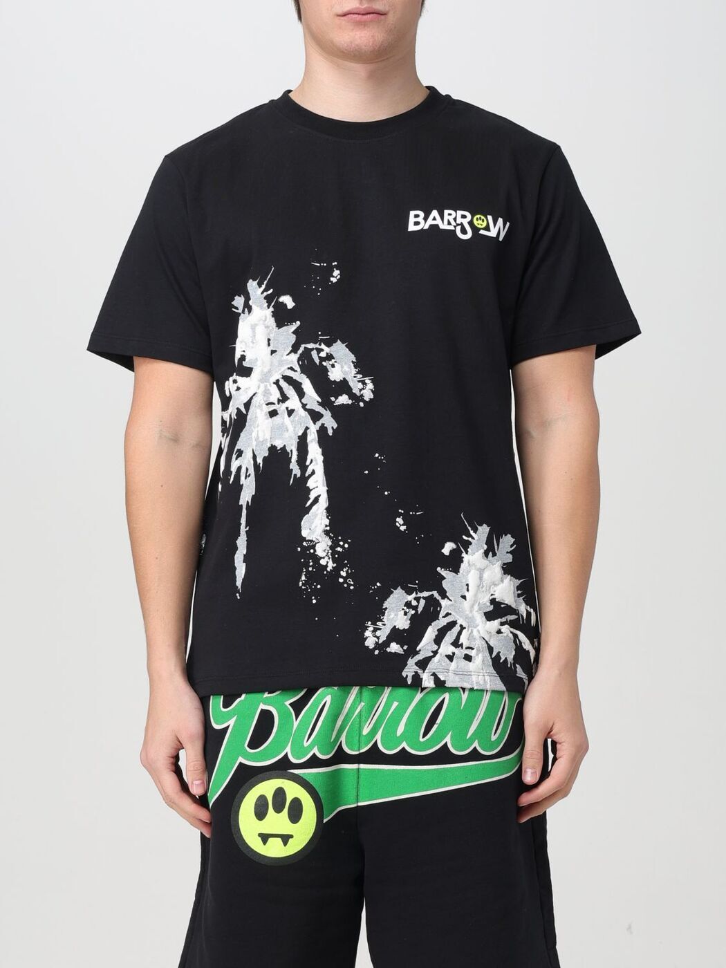 【5のつく日は全商品ポイント4倍】 BARROW バロウ ブラック Black Tシャツ メンズ 春夏2024 S4BWUATH034 【関税・送料無料】【ラッピング無料】 giのサムネイル