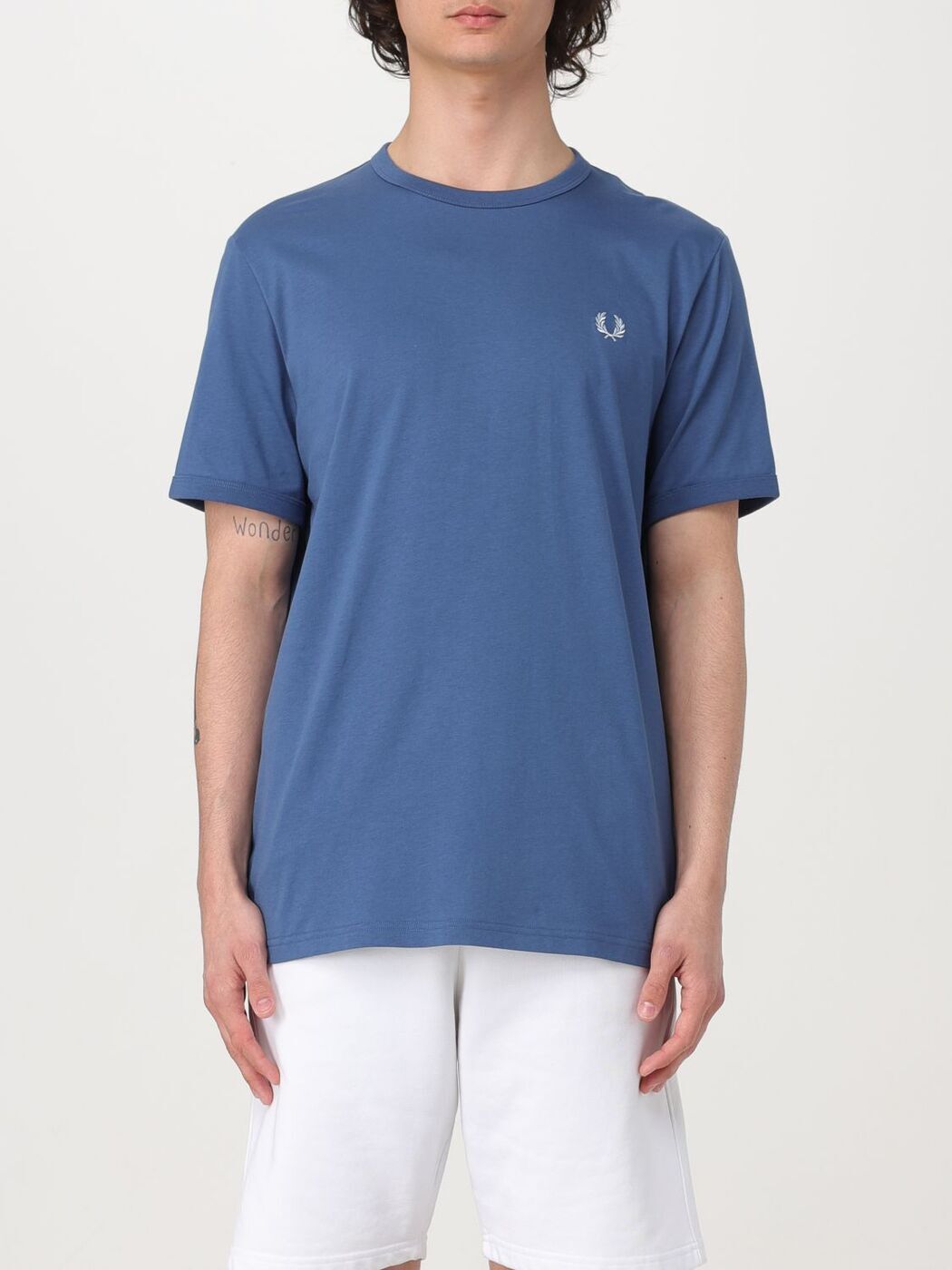 ꥯݥ桪 FRED PERRY եå ڥ꡼ ֥롼 Blue T  ղ2024 M3519 ڴǡ̵ۡڥåԥ̵ gi