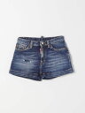 【15,000円以上1,000円OFF!!】 DSQUARED2 JUNIOR ディースクエアードジュニア ブルー Denim ショーツ ガールズ 春夏2024 DQ0787D0A6L 【関税・送料無料】【ラッピング無料】 gi