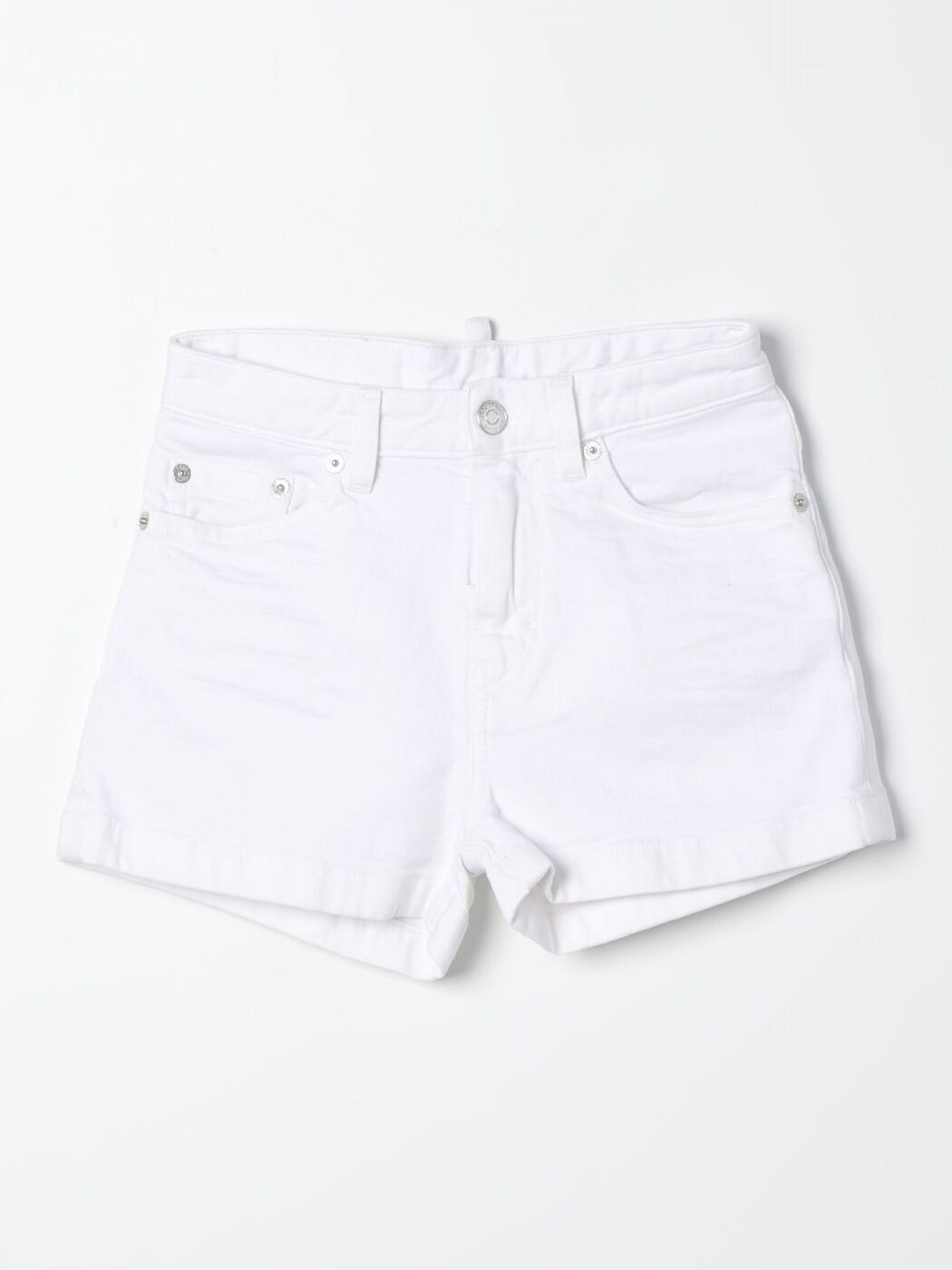 【土日限定クーポン配布中！】 DSQUARED2 JUNIOR ディースクエアードジュニア ホワイト White ショーツ..