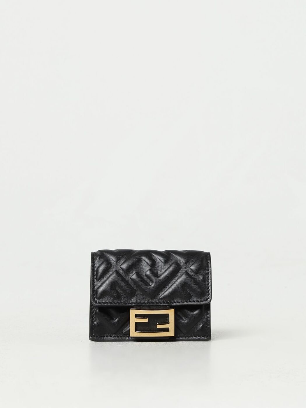 フェンディ 財布（レディース） 【毎月1日はエントリーでポイント3倍！】 FENDI フェンディ ブラック Black 財布 レディース 春夏2024 8M0395AAJD 【関税・送料無料】【ラッピング無料】 gi